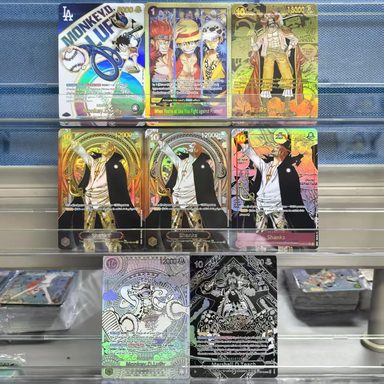 

One Piece Card 2025 English Monkey D. Luffy, коллекционная аниме-карта Shanks Gol.D.Roger Malshall.D.Teach, классические игровые карты, подарок
