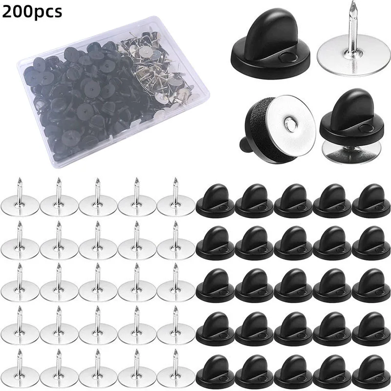 

Amazon, коробка с пряжкой для шляпы-бабочки, 100 комплектов резиновой круглой пряжки для шляпы из ПВХ, пряжка для ювелирных изделий своими руками