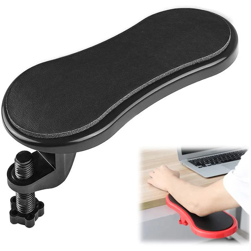 Desktop Computer Armrest Adjustable Wrist Support Pad Rotating Adjustable Pc Wrist Rest Extender Attachable Armrest Pad