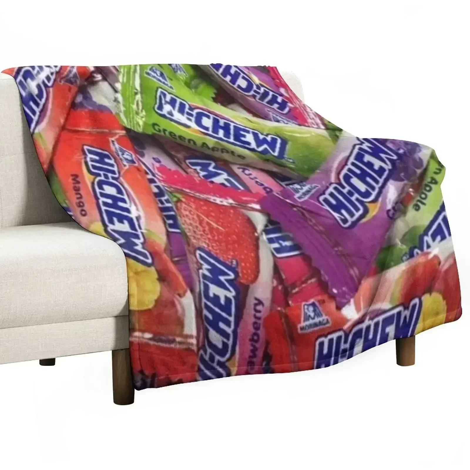 

Hi-Chew Candy Throw Blanket Multi-Purpose Weighted Quilt Summer Blankets