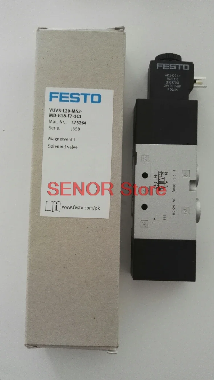 Brand new original solenoid valve VUVS-L20-M52-MD-G18-F7-1C1 575264 DC24V