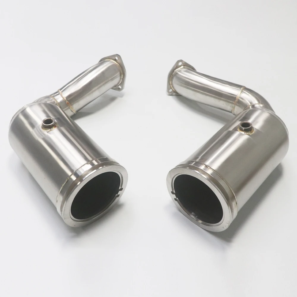 

Hot Sale For Macan TurboS 2018+ Exhaust Straight Header Downpipe for E3 4.0T Exhaust Downpipe