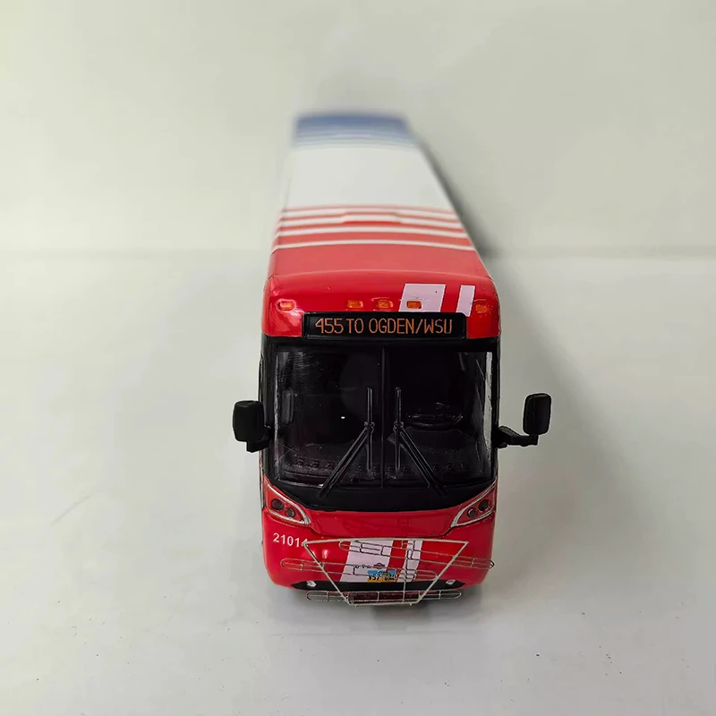 IR 1/87 مقياس HO MCI D45/HO TMC RTS حافلة ترانزيت سبيكة محاكاة نموذج سيارة مجموعة ثابتة مزينة هدايا العيد اللعب