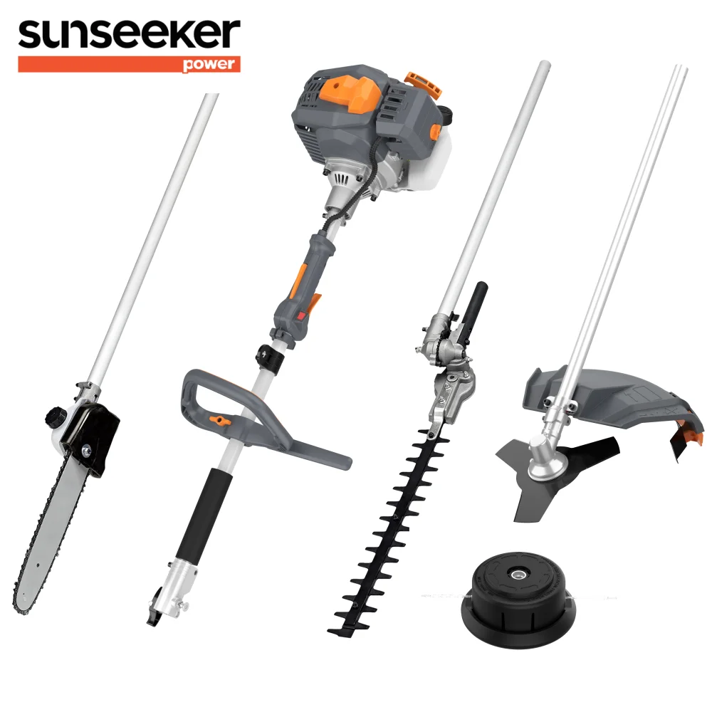 MFT543I 42.7cc 2-Stroke Brush Cutter Lawn Mower Grass Trimmer Tree Pruner Whipper Snipper 4-in-1 Versatility Ergonomic