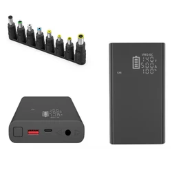 DC 12V 16.5V 19v 20V 24V USB C Laptop power bank przenośna ładowarka do laptopa zewnętrzny akumulator do laptopa iPad telefon Notebook