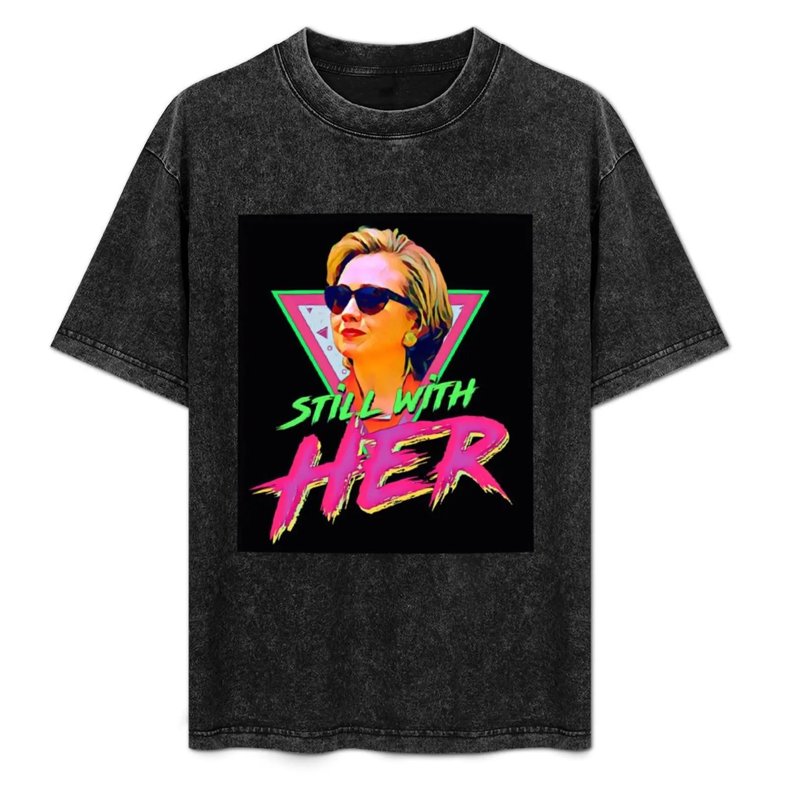 

Hillary Rodham Clinton Retro Vibes T-Shirt Big and Tall Short Sleeve Tee