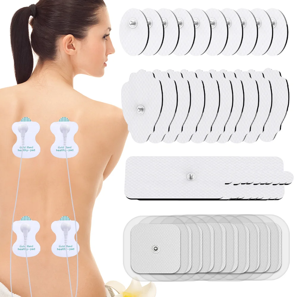 Physiotherapy Tens Electrode ​Pads Conductive Gel Therapeutic Pulse Pressure Electrical Compex Muscle Stimulator Massage Patches