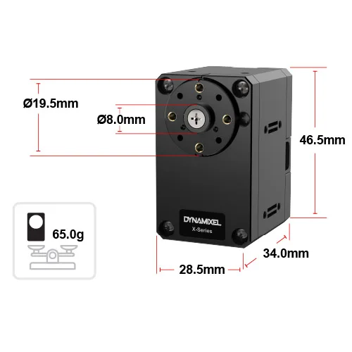 ROBOTIS DYNAMIXEL เครื่องยนต์พวงมาลัย XC430-T240BB-T เซอร์โวมอเตอร์ซีรีส์ XC