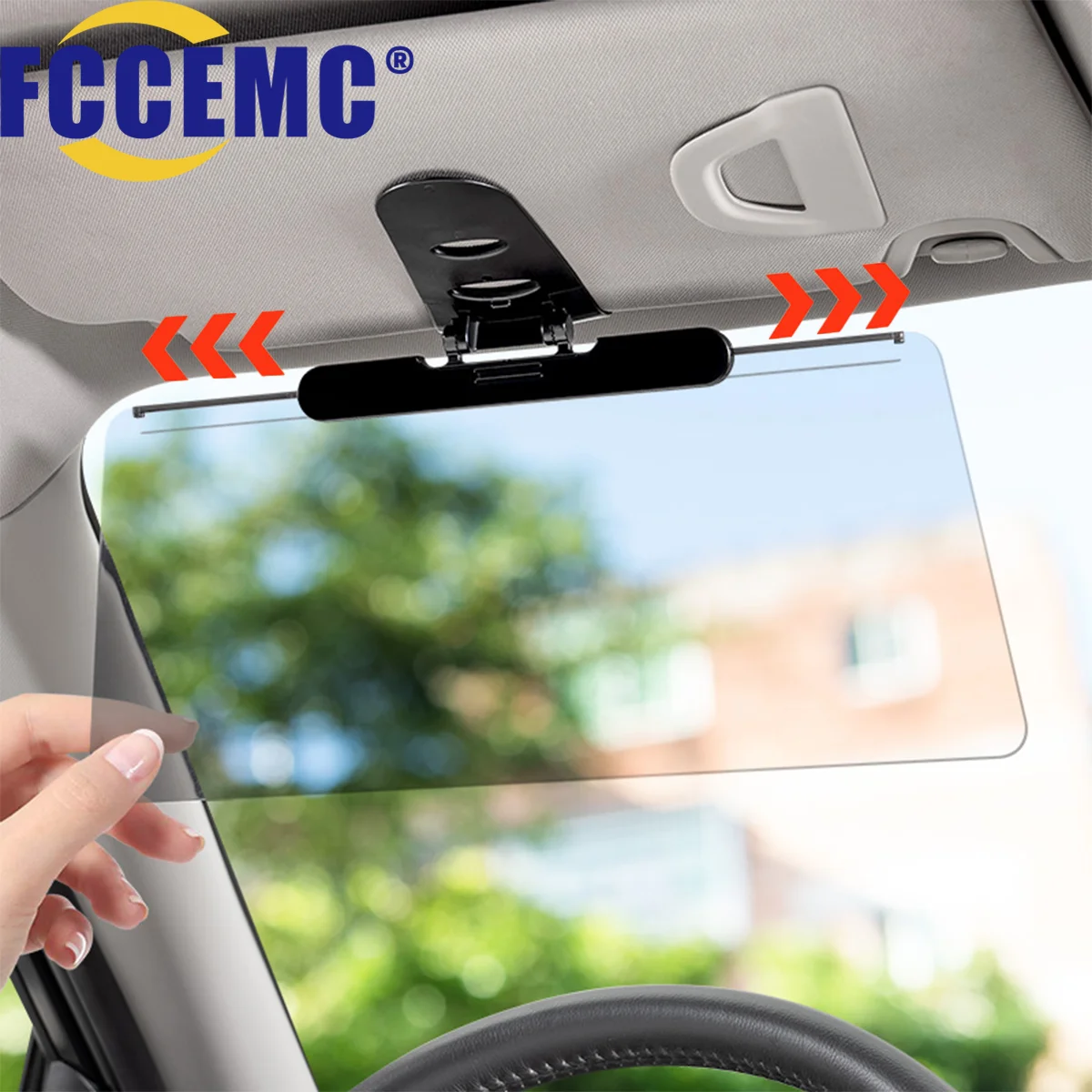 

Автомобильный солнцезащитный козырек, регулируемые анти-УФ-очки, антибликовые очки для водителя, антибликовые очки с защитой от солнечного света, ослепительные очки, аксессуары для безопасности автомобиля