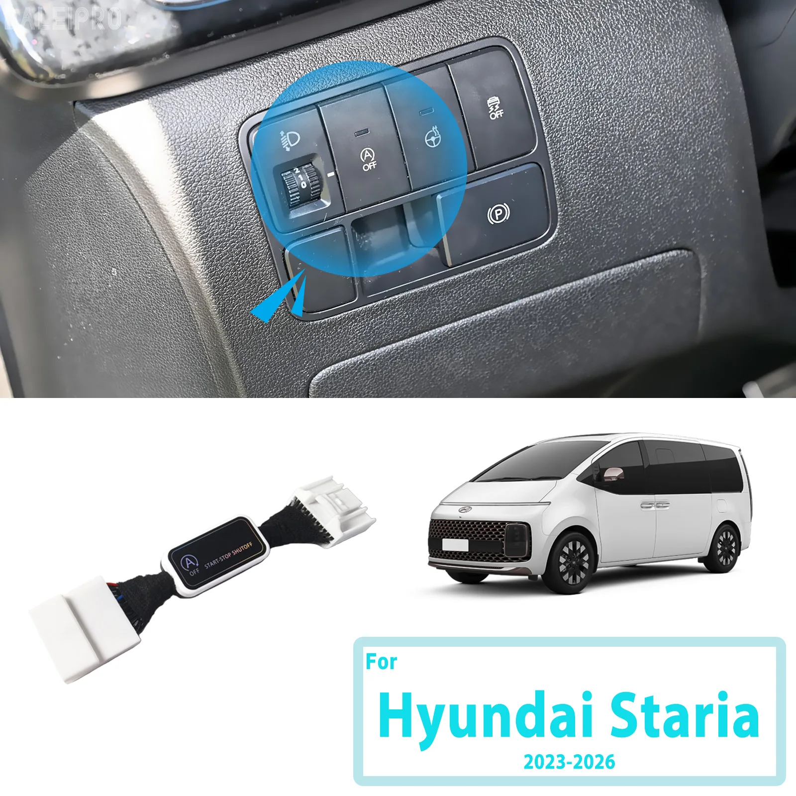 For Hyundai Staria 2023-2024 2025 2026 Automatic Stop Start Engine System Disable Smart Shut Down Car Auto Start Stop Eliminator