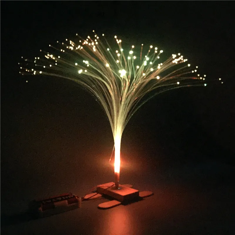 Science Experiment Toys DIY Colorful Fiber Optic Lamp Science Children Educational Toys Handmade Fiber Optic Lamp Materials Kit