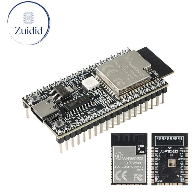 Ai-WB2-32S NodeMCU-Ai-WB2-32S-Kit Ai-WB2 2.4G WiFi+Bluetooth-compatible BLE 5.0 ESP32-S Development Board Module BL602 4MB