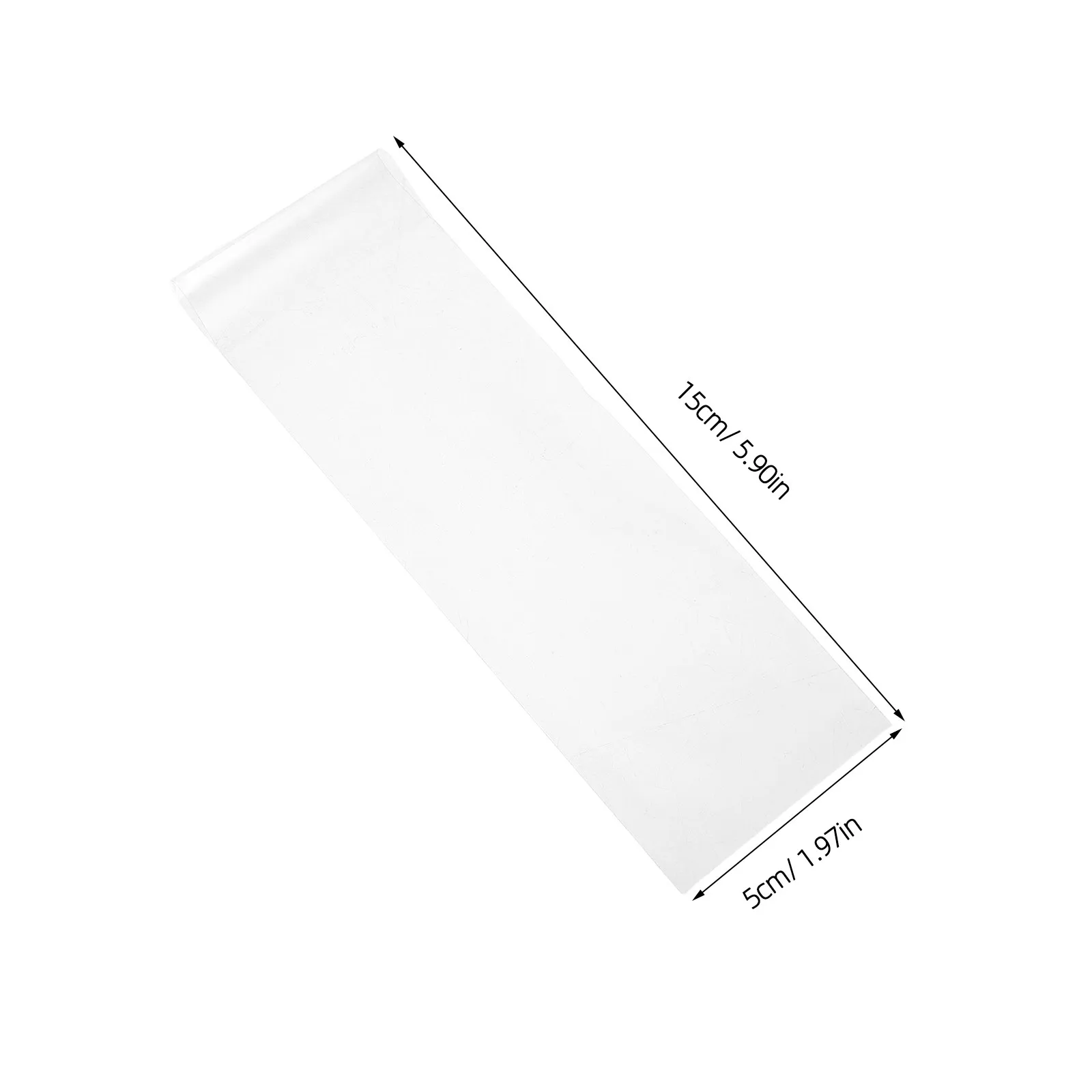 100Pcs Long Clear Self Adhesive Packaging Bags 2x6 Inch Resealable 2 Mil Cellophane for Cookies Candy Pretzels Jewelry Samples