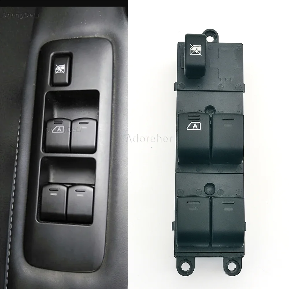 

Front Left Driver Side Car Electric Window Control Lifter Switch Button Fit For Nissan Navara D40 Qashqai Pathfinder 2004-2016