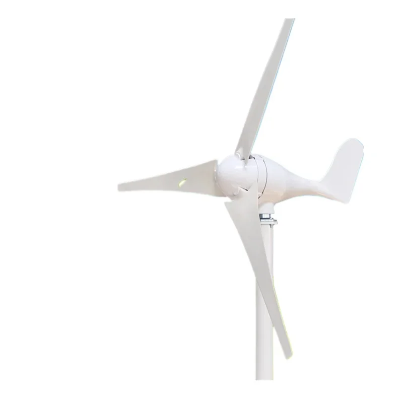 Outdoor household lithium battery small wind turbine 300W500W wind-solar hybrid DC 12V24V inverter 220V