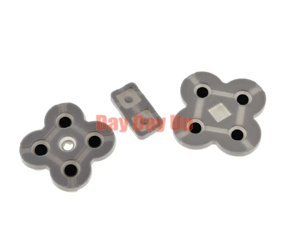 2세트 전도성 고무 실리콘 D패드 패드 L R 좌우 키패드 닌텐도 DS 라이트 컨트롤러 버튼 패드용