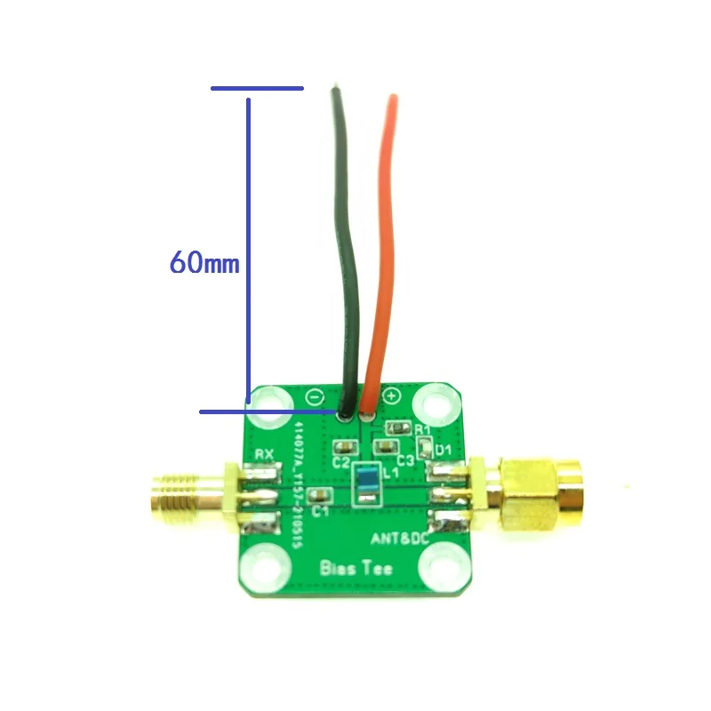 RF DC Blocker Bias Feeder Bias Tee 10MHz-3GHz