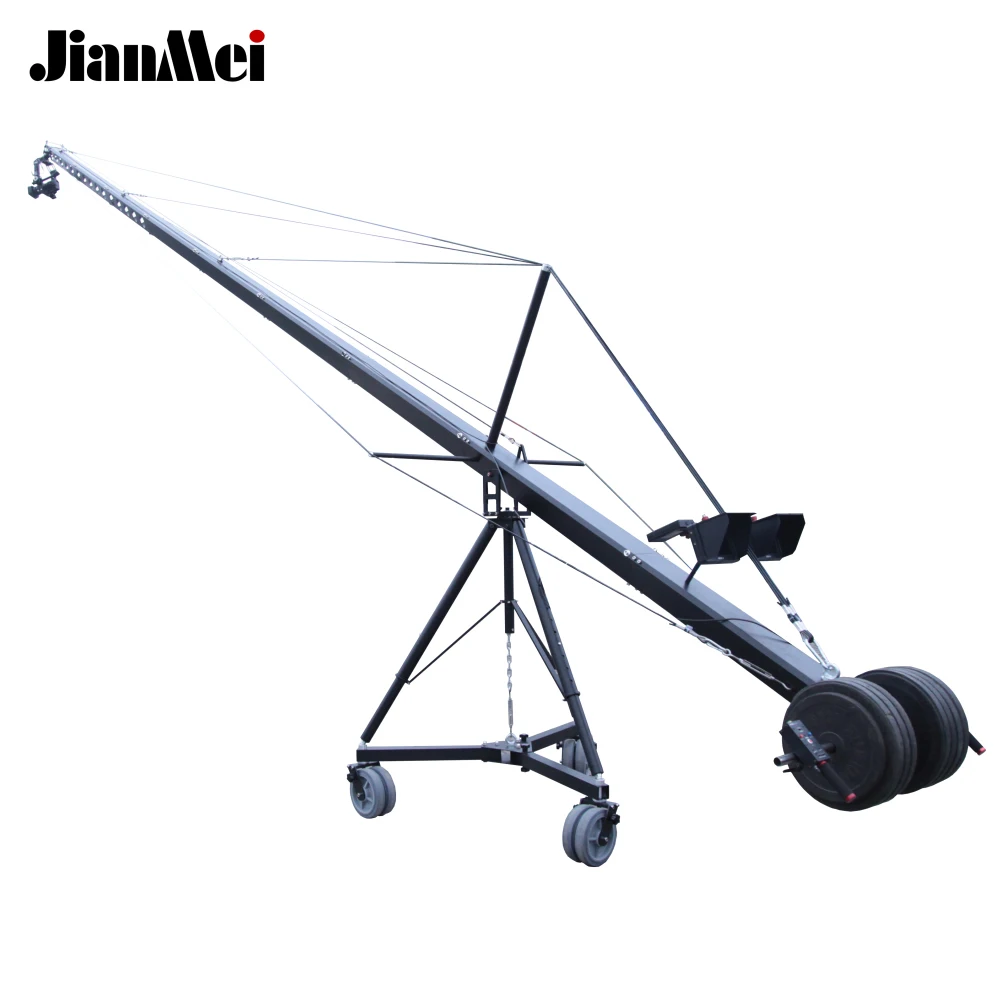 Электрическая панорамно-наклонная головка DS5-10m для операторского крана с поворотом на 360° °   Управление вращением, диафрагмой и фокусировкой