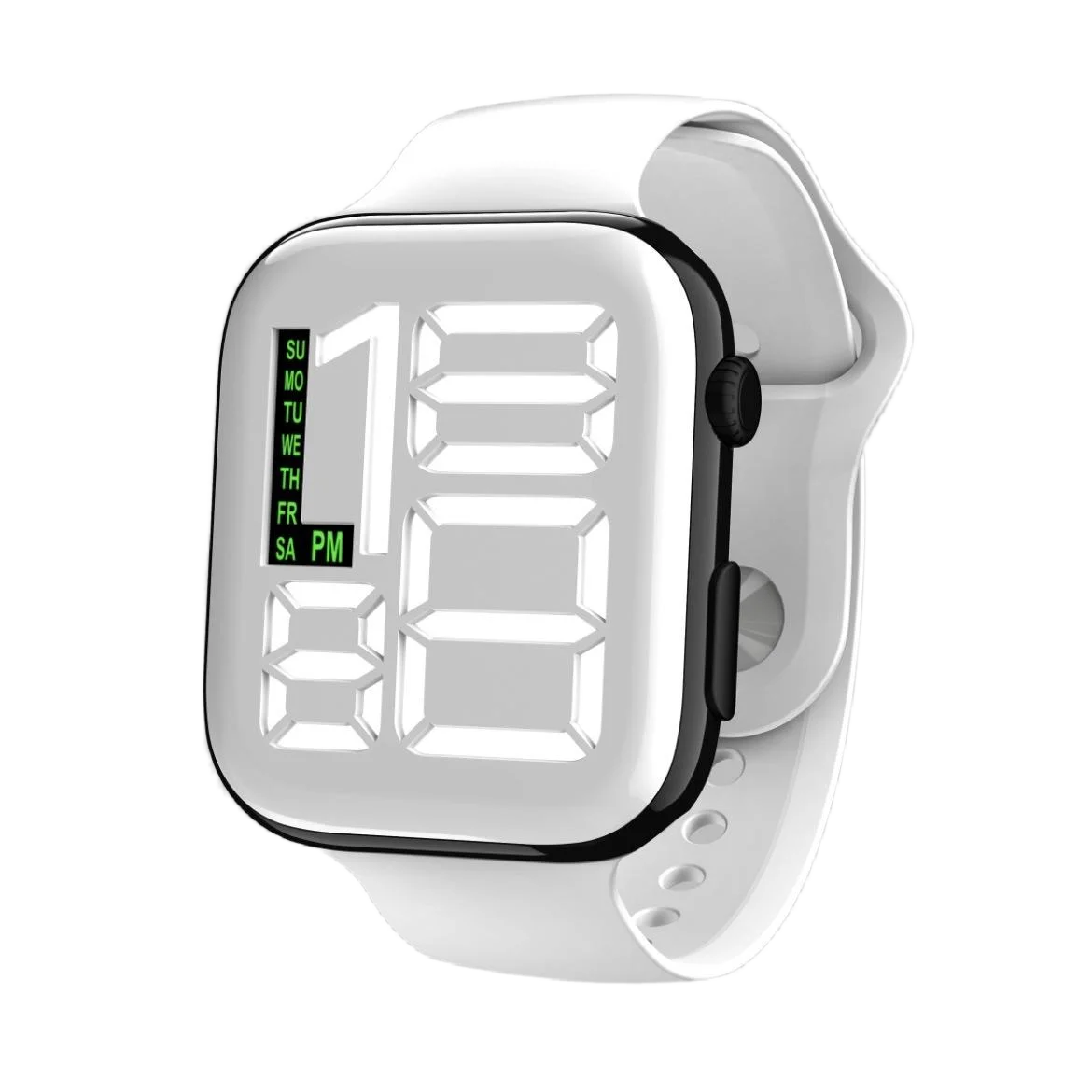 10 قطعة/الوحدة نمط جديد LED ساعة رقمية للأطفال الرياضة مقاوم للماء الساعات صبي فتاة الأطفال ساعة مربعة ساعة إلكترونية الهدايا