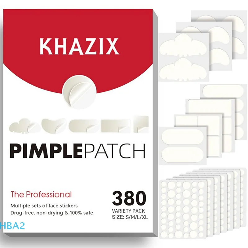 

380pcs/set Multi Specification Irregular Acne Patch Skincare Sticker Makeup Tool