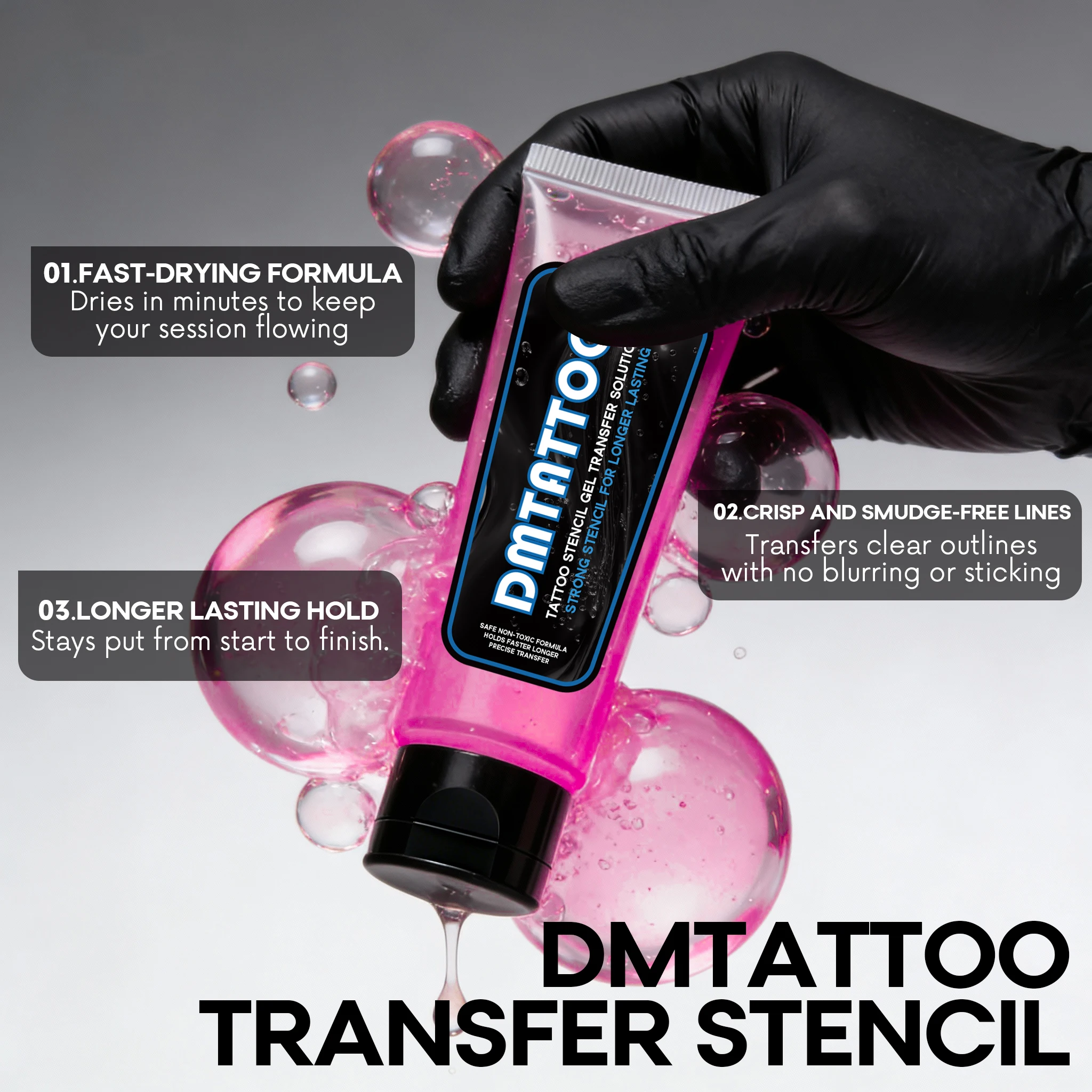 120ML DM Fruit Scent Tattoo Stencil Gel Thermal Copier Professional Tattoo Stencil Gel Gentle and Non-Irritating Tattoo Supply view 4