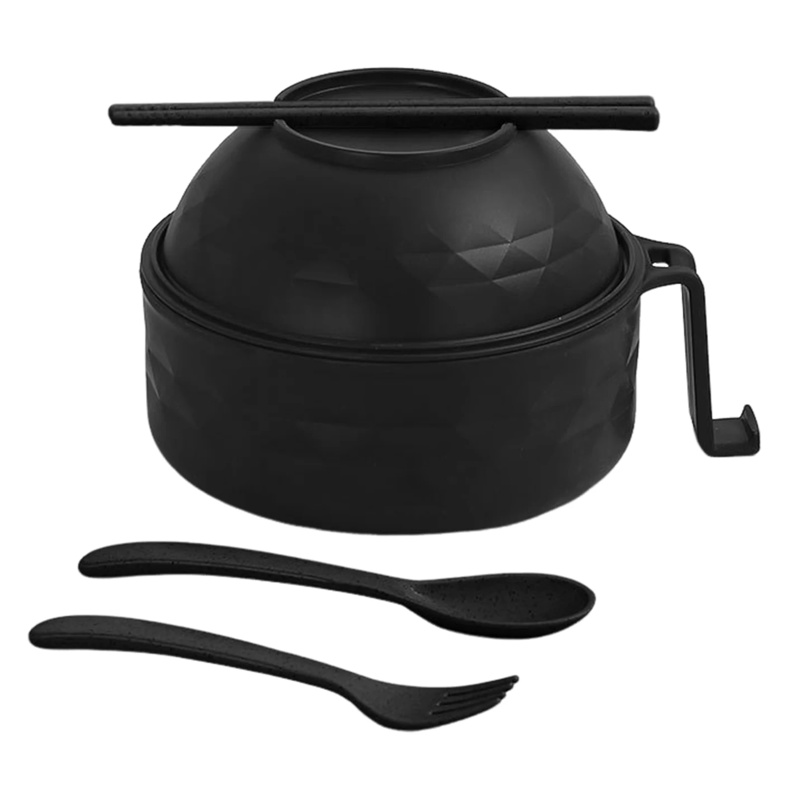 Bol Ramen micro-ondes, ensemble de 6 pièces, cuiseur à nouilles Ramen avec couvercle et poignée, liv