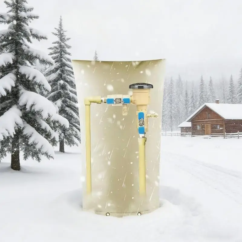 Outdoor Faucet Guard Using Tightly interlaced Textile Great For Preventing freezing Pipes