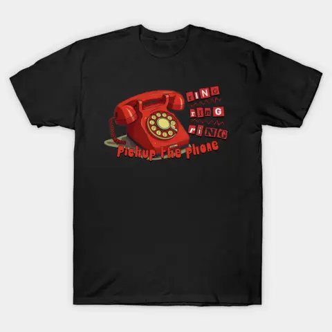 T-shirt da uomo Ring Ring Ring Tyler The Creator T-shirt unisex con grafica retrò per telefono Hip Hop Merch in cotone o-collo a maniche corte