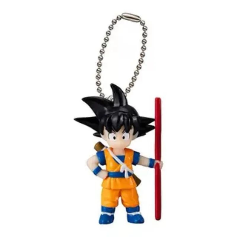 BANDAI Dragon Ball Son Goku Bejīta Yonsei Anime Figures Gashapon Pendant Keychain Doll Collectible Toy