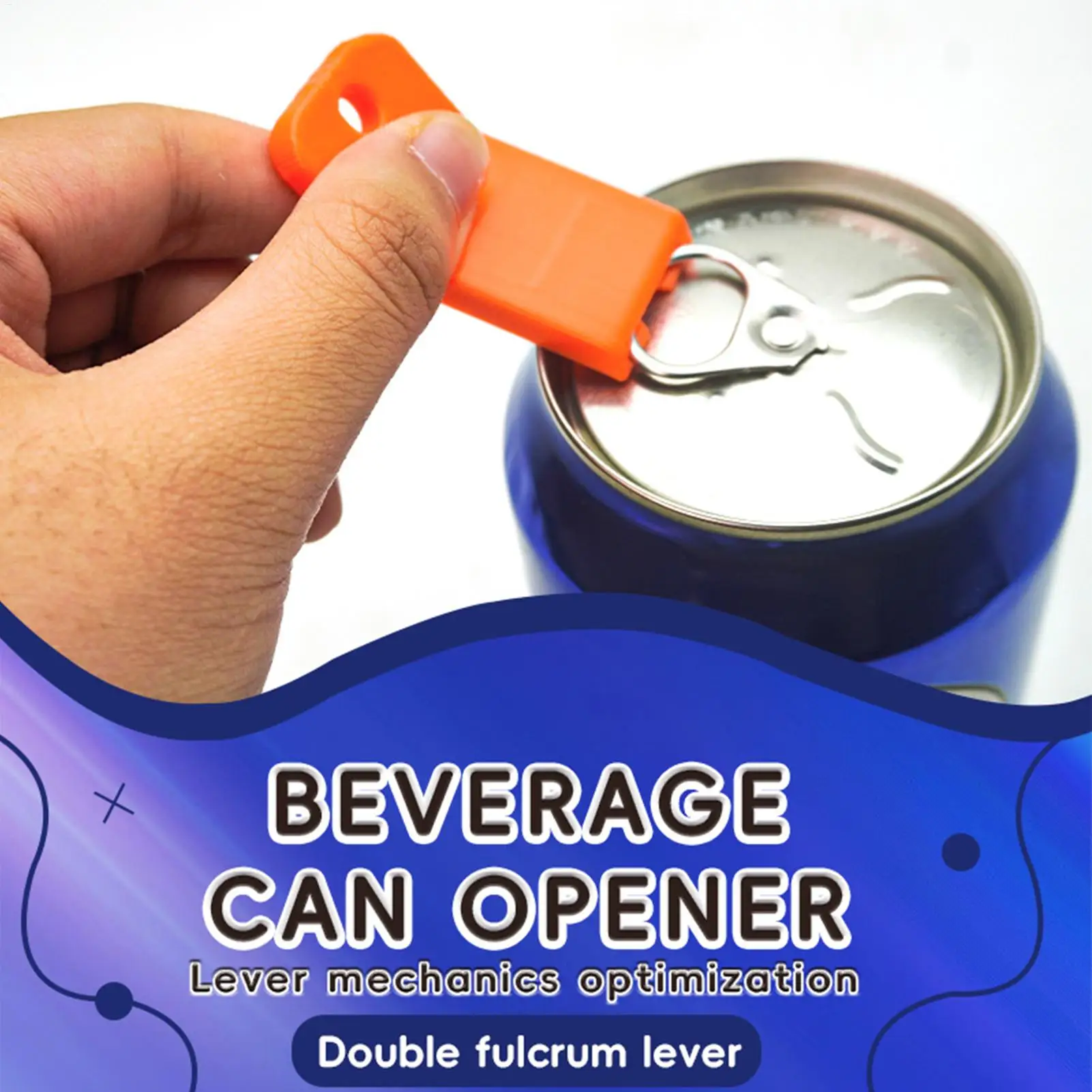 

Soda Can Opener Compact Soda Can Opener Safe Portable Manual Lifter Gadgets for Beverage Drink Seniors Home Camping