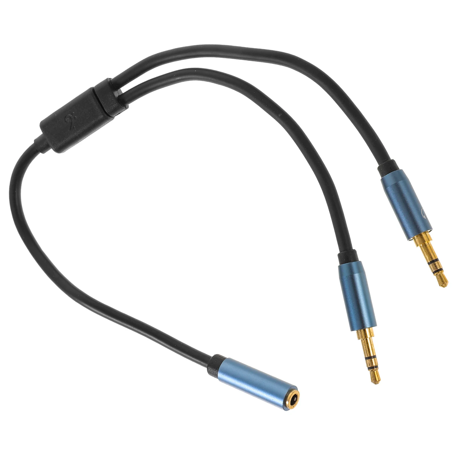 

1pc Headset Adapter Headphone Mic Y For Pc Splitter Cable Microphone Audio Earphone Jack Adapter Cord Lightweight Durable Plug