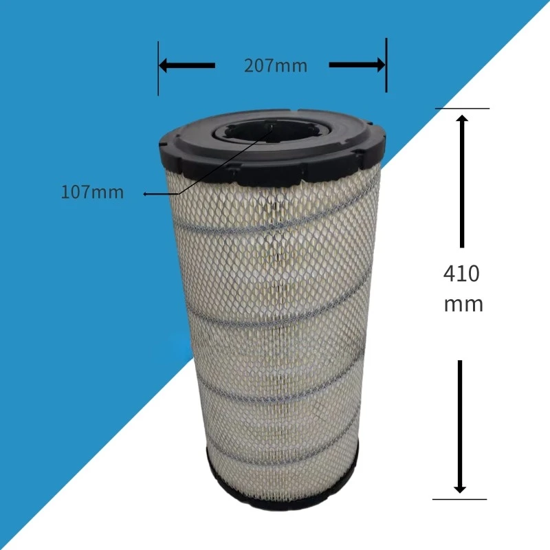 Excavator Parts For Komatsu PC200-7/210-7 Air Filter Element Airfilter AB Grids style Filters Air-cleaner