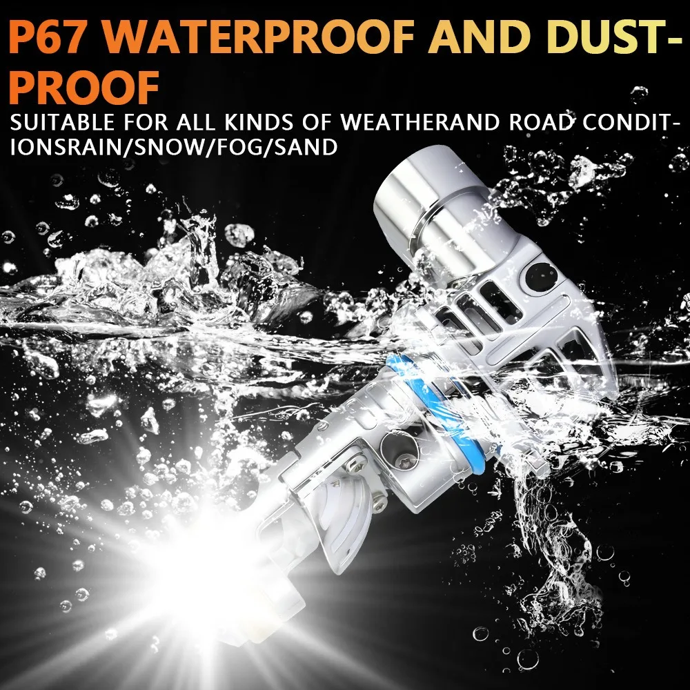 

12V 60W 6000K 6000Lm Direct Insert LED Headlight Bulbs H7 HB3 HB4 9005 9006 9003 H4 H8 H9 H11 HB2 LED Headlamp