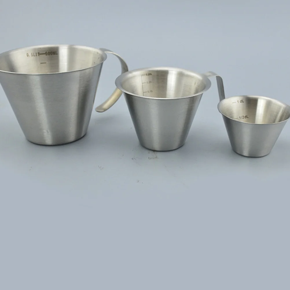 

Measuring Cup Cooking Cups Mini Liquid Tablespoon Stainless Steel Stainless-steel Baking Kitchen Measure