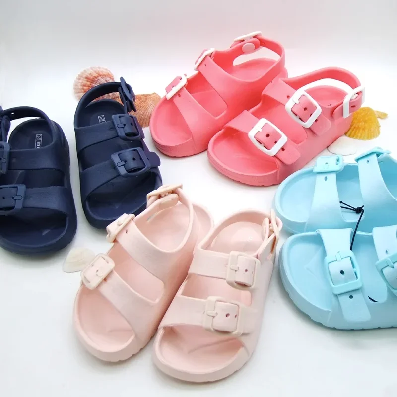 Summer Sandals Boys and Girls\' Casual Lightweight EVA Slippers Non Slip Soft Soles Trend New Baby Sandals Toddler shoes