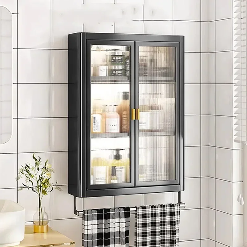 Toilet Bathroom Cabinet Accessories Bookcase Organizer Black Bathroom Shelves Small Closet Mobili Per La Casa Home Furniture