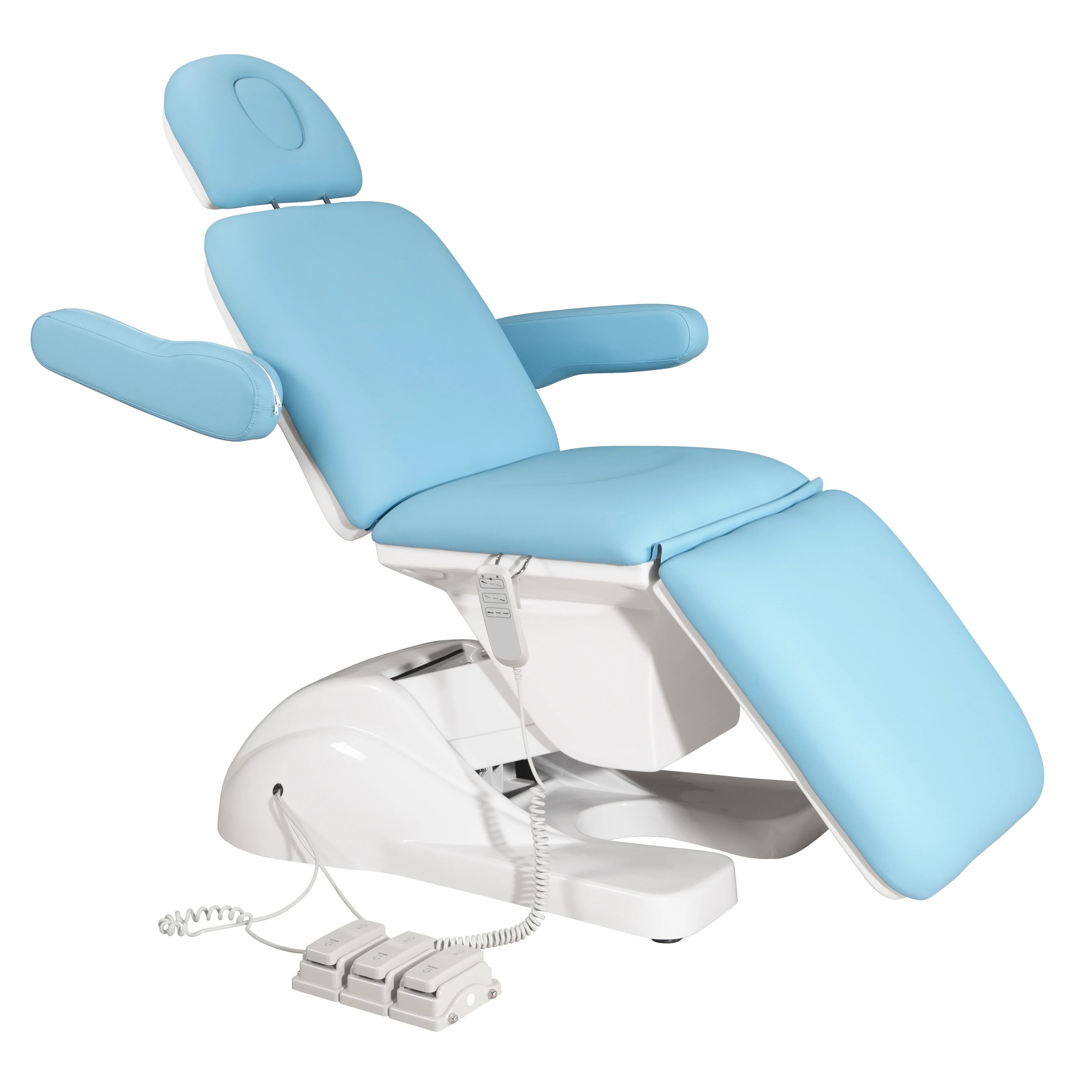 

Motors Beauty Chair Pedicure Chair Foot Massage Chair for Nail Shop Dental Bed Blue Electric Bed for Beauty Parlor