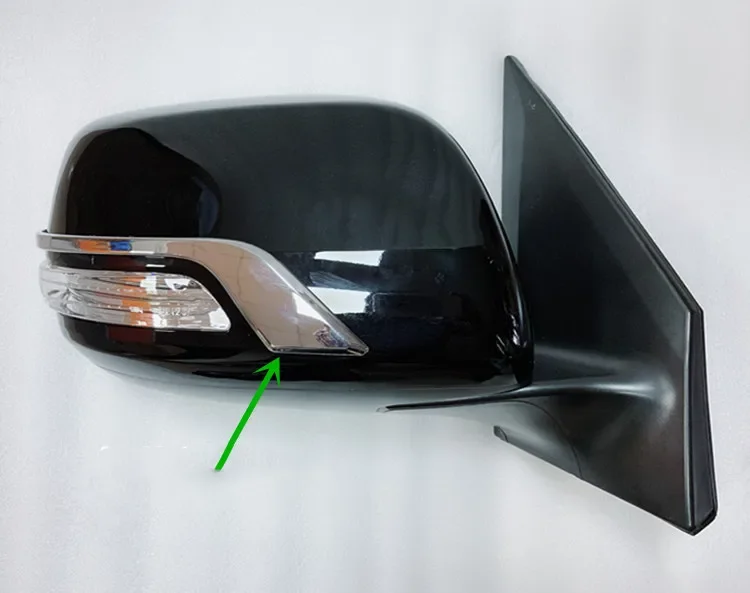 

RQXR Car Side Rear View Mirror Cover Strips for Toyota land cruiser LC200 4000 4600 2010-2020