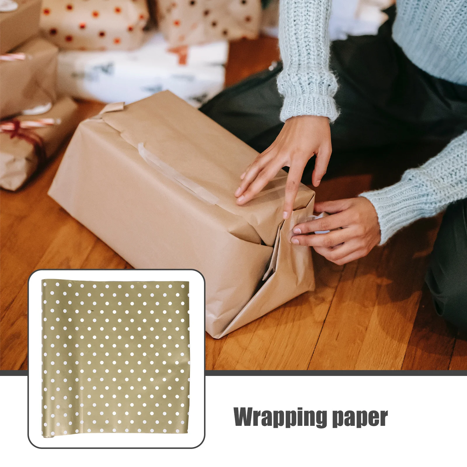 2-rollen cadeaupapier omkeerbaar stippenontwerp voor verjaardag bruiloft feest vakantie Moederdag Valentijnsdag verpakking