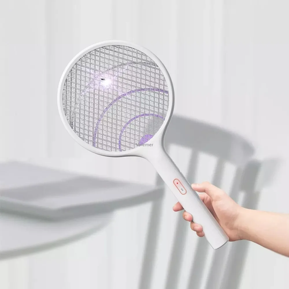 Xiaomi Qualitell Electric Mosquito Swatter akumulator wygodny ręczny uchwyt ścienny 2 w 1 owad Fly Killing Dispeller Home