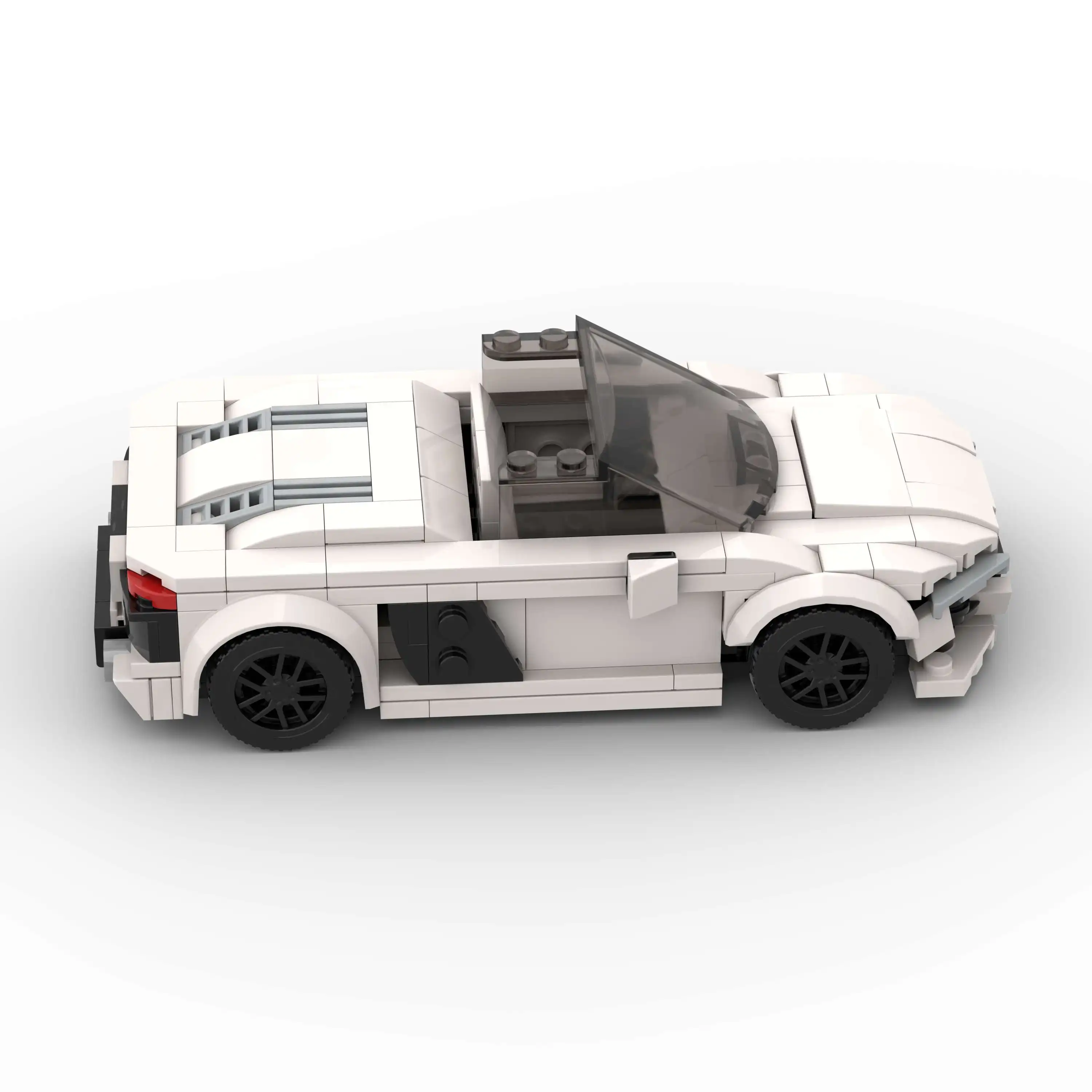 

Спортивный автомобиль Moc, совместимый с Lego, развивающими детскими игрушками из строительных блоков Audi R8Spyder