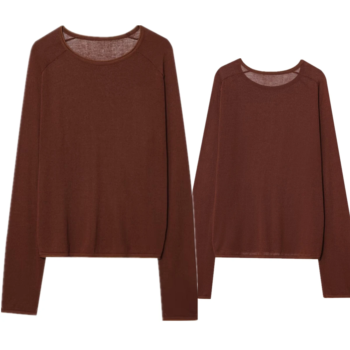 

Maxdutti Autumn Round Neck Sweater Women Pullover Tops French Fashion Ladies Lazy Loose Brick Red Casual Knitwear Women