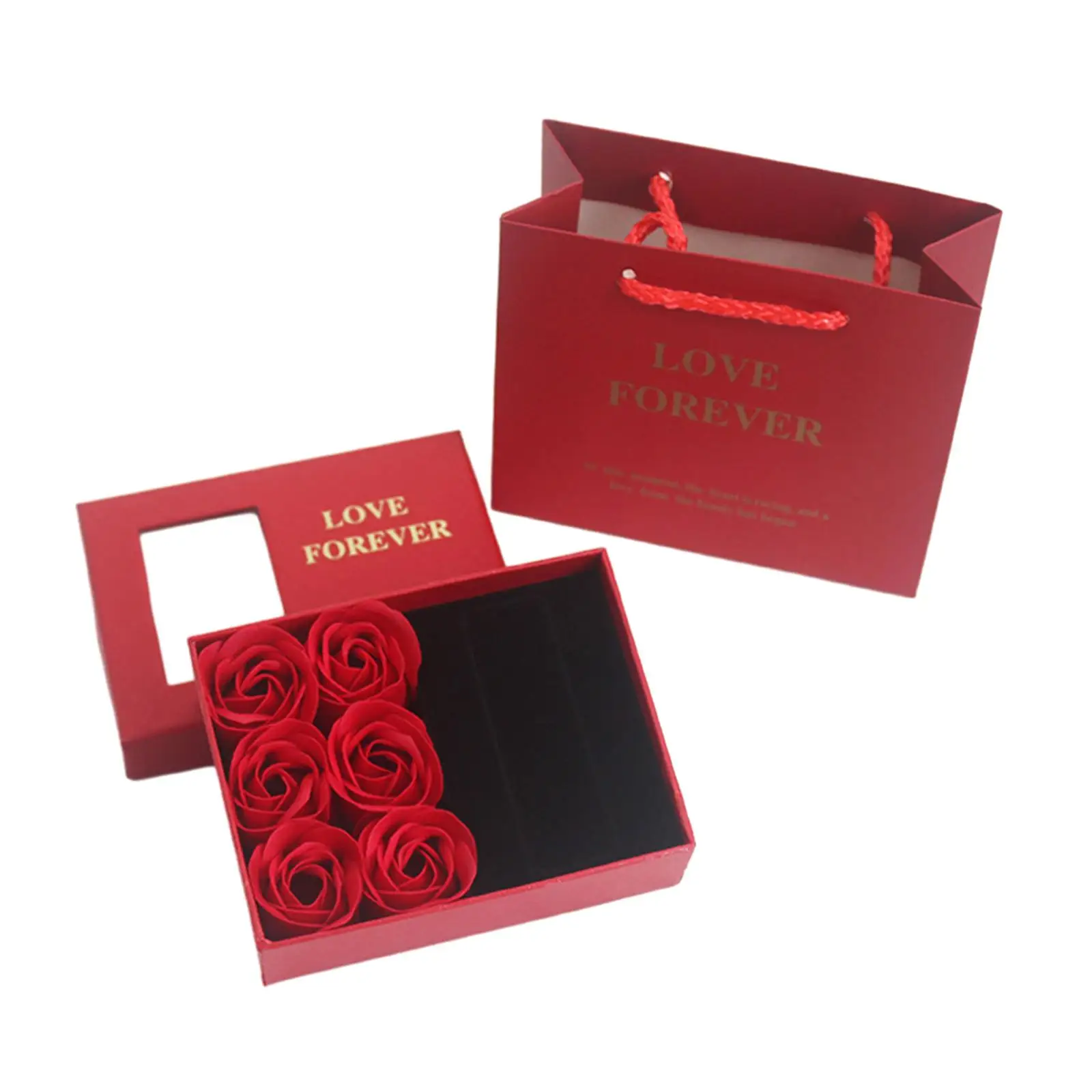 

Valentine's Day Jewelry Box Storage Case Women Jewelry Storage Box Jewelry Organizer Display for Wedding Birthday Anniversary