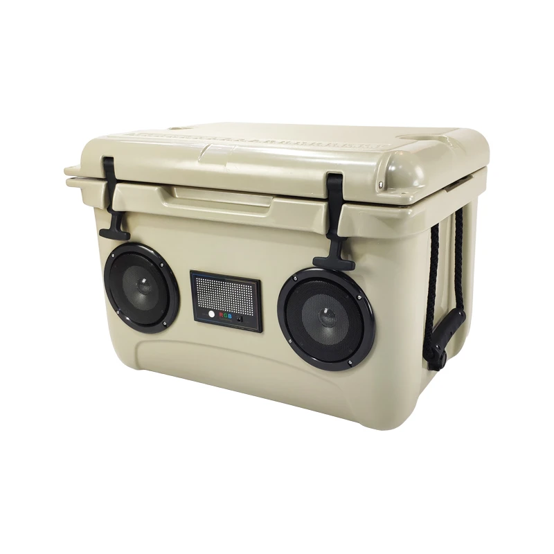 Wholesale Pe Insulated Rotomolded Cooler Box With Speaker For Camping