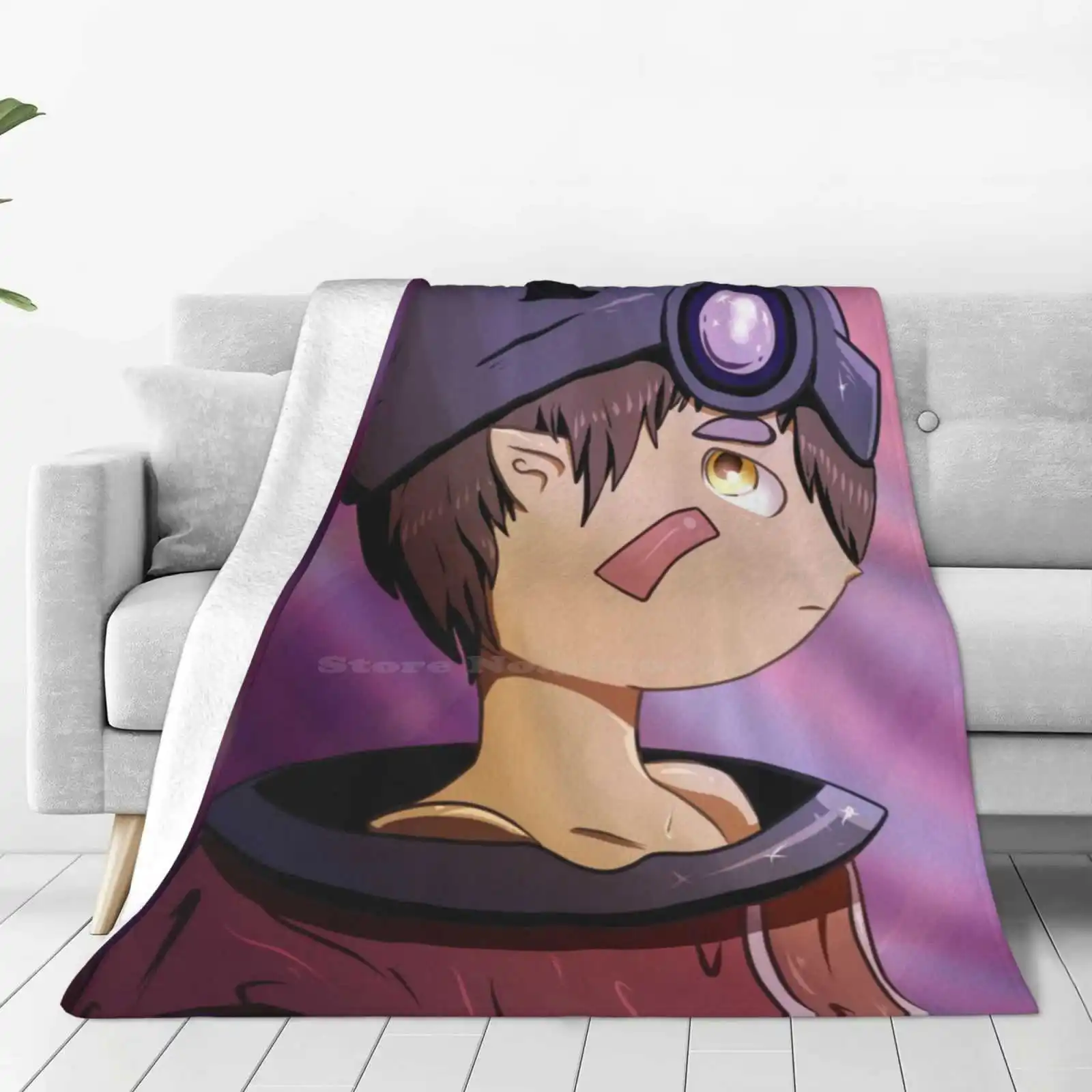 Reg-Made In Abyss Creative Design Comfortable Warm Flannel Blanket Made In Abyss Reg Shadocadink