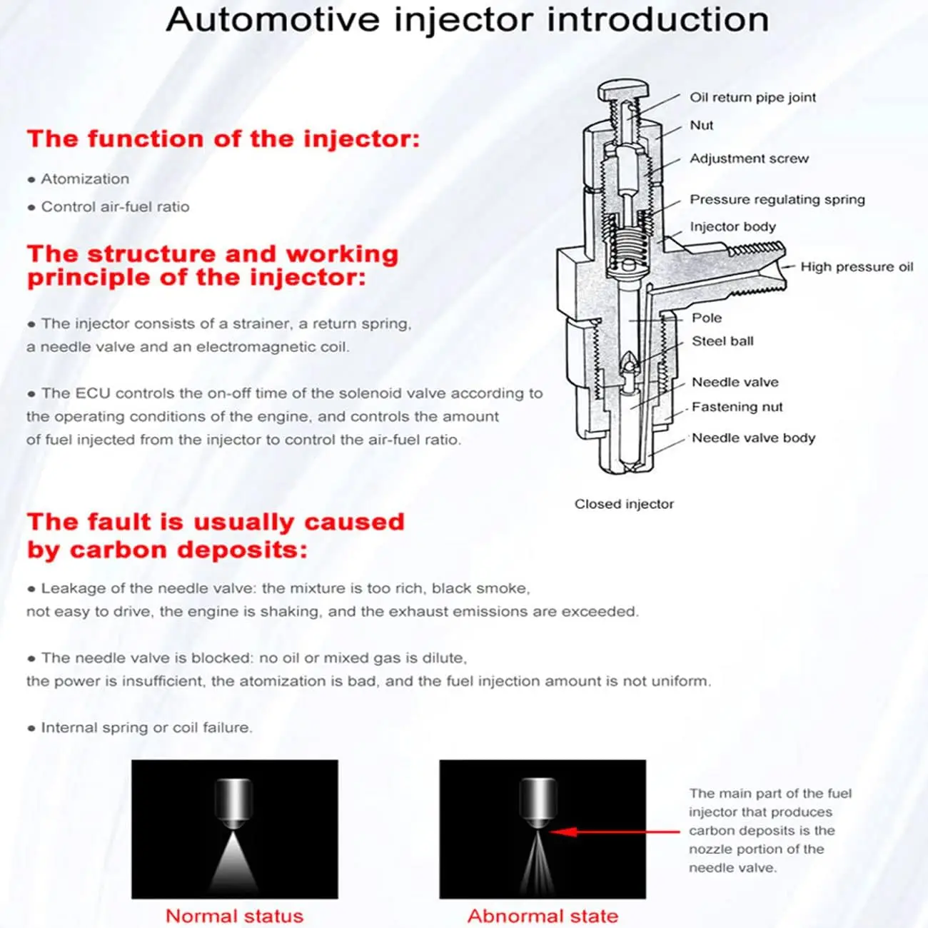 Ultrasonic fuel injector cleaner and tester for car 6-cylinder fuel injection system cleaning machine