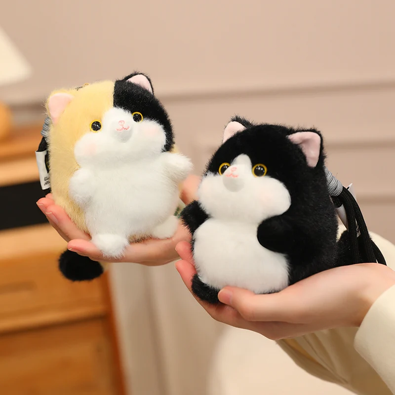 

Kawaii Black Cat Plush Toy Doll Stuffed Animal Pendant Cute Gift for Kids Girls Soft Birthday Present