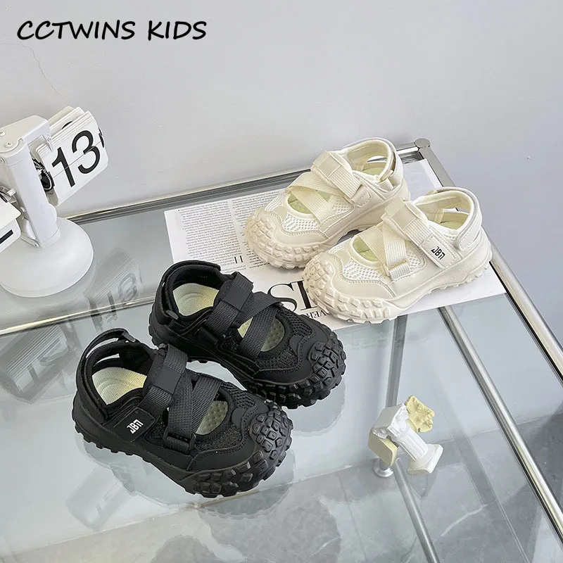 Kids Sandals Summer Boys Fashion Brand Sport Running Beach Shoes Toddler Girls Breathable Flats Children Slippers Soft Sole