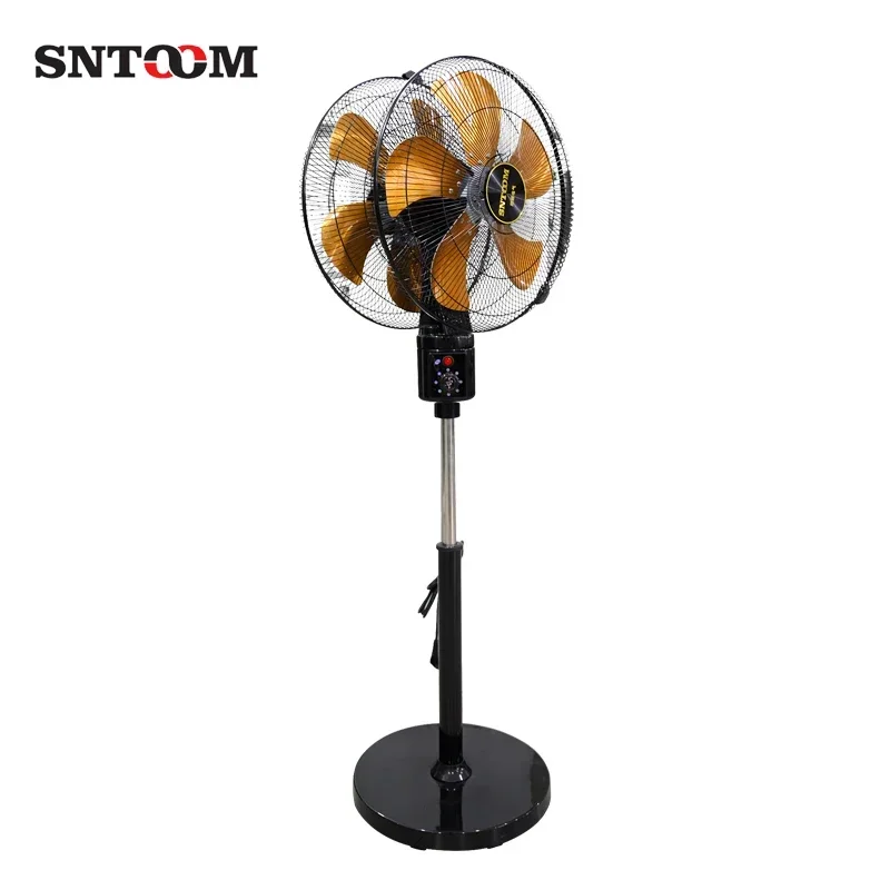 مصنع ورشة عمل مطعم مروحة كهربائية منزلية برأس مزدوج 360 درجة يهز الرأس مروحة كهربائية