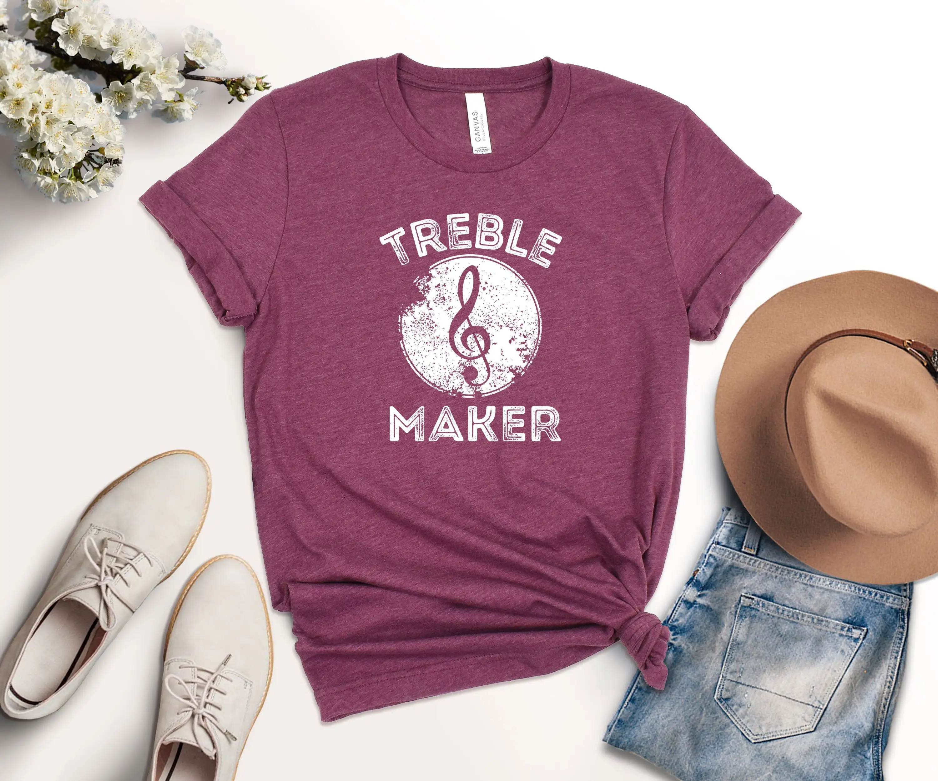 Funny Musician T Shirt Treble Maker Piano Music Teacher S Notes Pianist